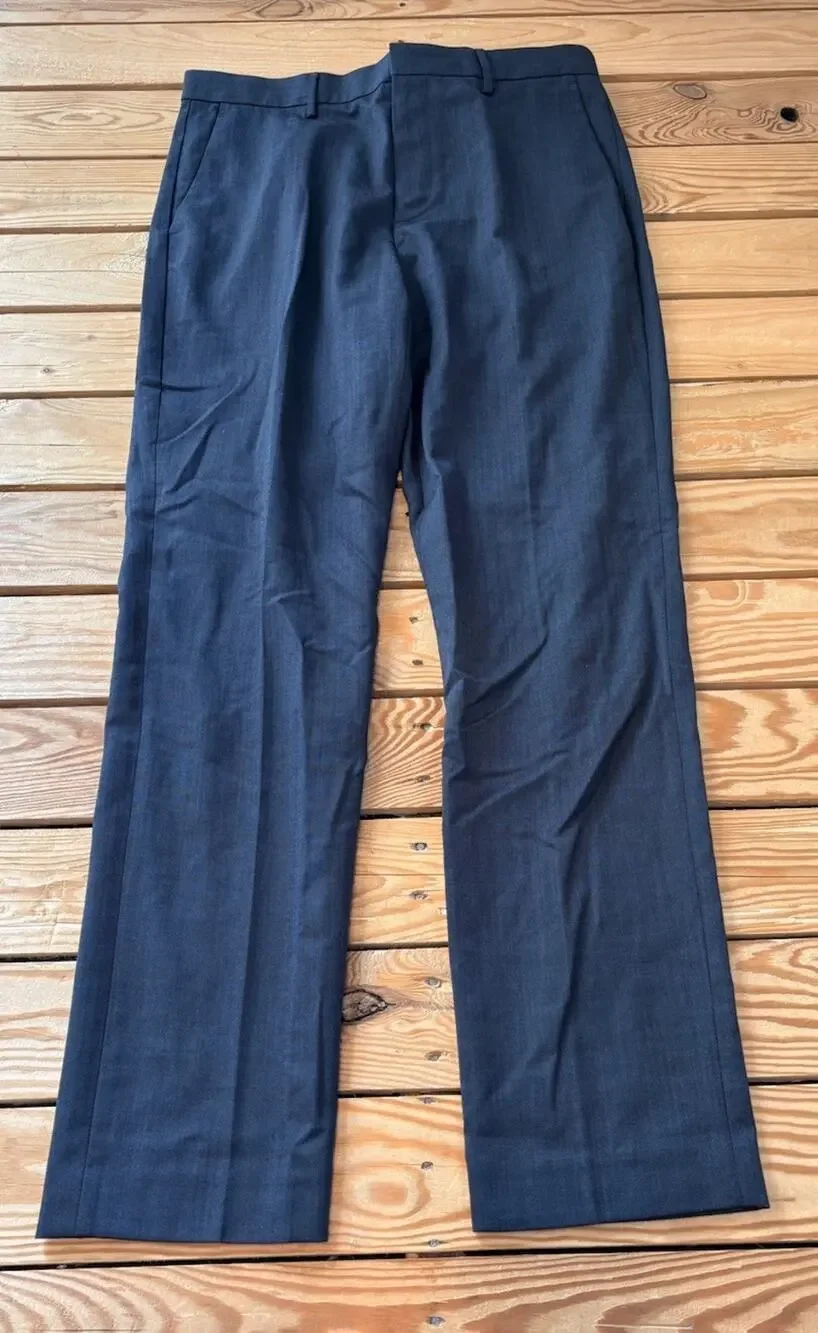 J Crew NWT Men’s Bowery Dress Pants Size 31x32 Black N6